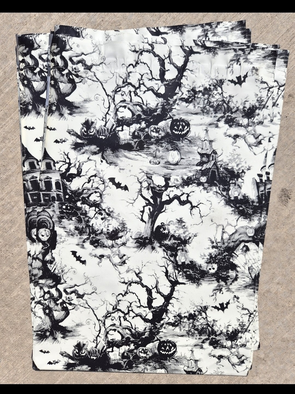 👻 Spooky Toile Halloween 🎃 Poly Mailers 🦇 10x13 Shipping Bags 20 Count